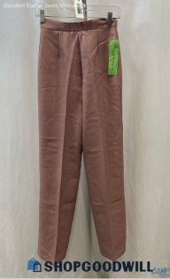 NWT Jen Ann's Women's Rose Pink Straight Leg Pants - Sz 5