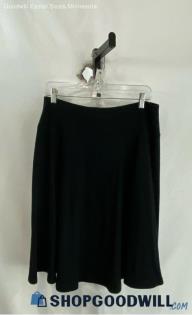 NWT Talbots Women's Black Flowy Skirt - Sz PM