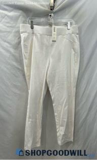 Chico's Women's White Pull On Pant - Sz 10