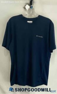 Columbia Men's Navy Tech Shirt - Sz S