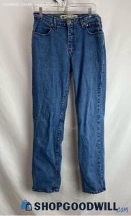 Harley Davidson Women's Blue Straight Jeans - Sz 8L