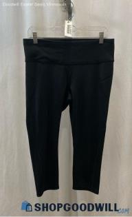 Athleta Women's Black Cropped Leggings - Sz L