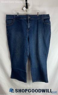 Lane Bryant Women's Dark Blue Bootcut Jeans - Sz 28