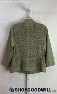 Zenergy Women's Sage Green Sweater - Sz 0