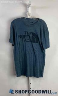 The North Face Men's Heather Navy Graphic Shirt - Sz L