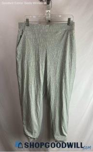 Athleta Women's Sage Gray Animal Print Jogger Pants - Sz 12