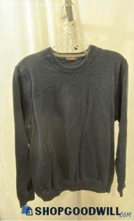 J. McLaughlin Men's Navy Blue Sweater - Sz L