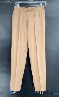 A) Evan Picone Women's Tan Wool pant - Sz 6