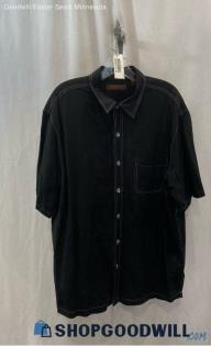 Tori Richard Women's Black Button Up - Sz XL