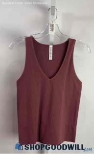 Athleta Women's Mauve Purple Nylon Tank Top - Sz M