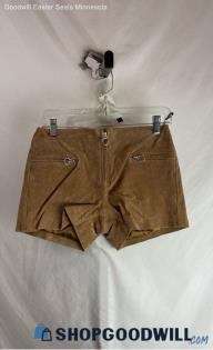 BlankNYC Women's Brown Suede Leather Shorts - Sz 26