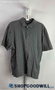 Michael Kors Men's Heather Charcoal Polo Shirt - Sz XL