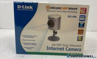 D Link Internet Camera Model DCS-900 Securicam Network 10/100 Fast Ethernet