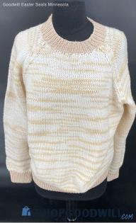 Especially Fashioned by Mom LS Pull-over Ivory Knit sweater