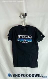 Columbia Men's Black Lightweight Logo Graphic T-shirt - Sz S