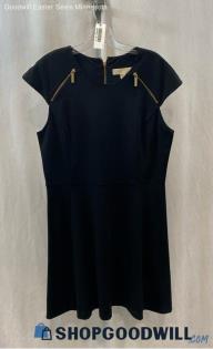 Michael Kors Women's Black Swing Dress - Sz 16