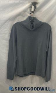 Columbia Women's Dark Gray Cowl Neck Sweatshirt - Sz S