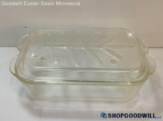 12" Glass Baking Dish W/ Lid