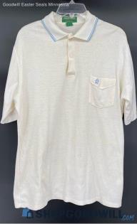 Munsingwear Grand Slam Ivory Polo SS shirt - Sz XL Tall