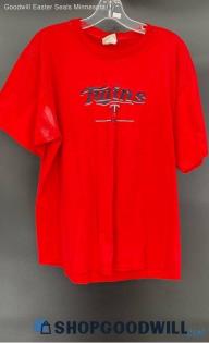 Minnesota Twins Red SS Shirt by Lee Sport - Sz L