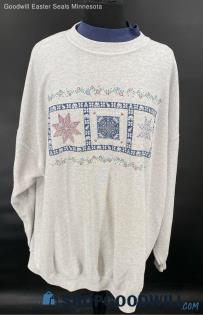 J. Macinally's Plus Women's Grey LS Sweatshirt - Sz 22/24