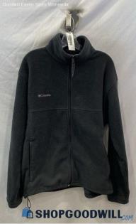 Columbia Men's Black Full Zip Sweater - Sz L