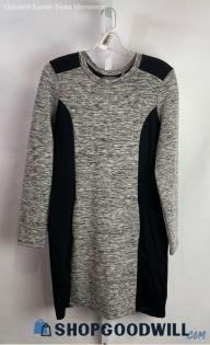 Athleta Women's Black/Charcoal Sweater Dress - Sz S