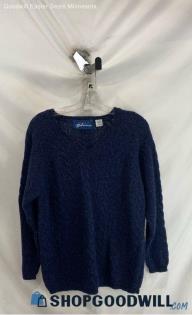 Express Bleus Men's Blue Wool Sweater - Sz L