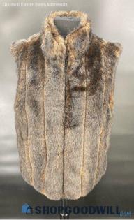 Giacca Women's faux fur reversible vest - Sz L