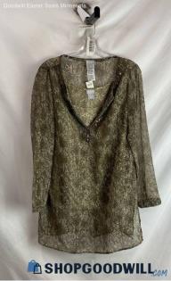 Chico's Women's Brown Long Sleeve - Sz 1