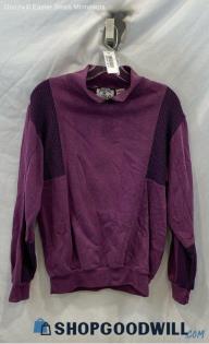 Sostanza Fashion Police Men's Purple Sweater - Sz S