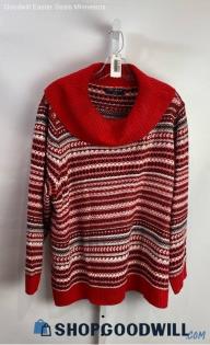 Lane Bryant Women's Red Pullover Sweater - Sz 22