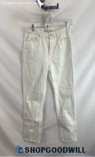 Zara Women's White Skinny Jeans - Sz 6