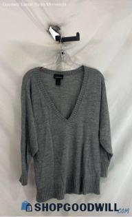 Lane Bryant Women's Gray V Neck Sweater - Sz 18/20