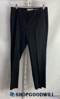 Michael Kors Women's Black Slim Pleated Dress Pants - Sz 6