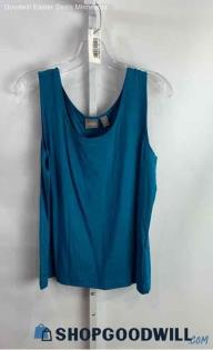 Chico's Women's Blue Tank Top - Sz 2