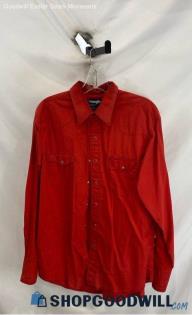 Wrangler VTG Men's Red Dress Shirt - Sz 15.5-35