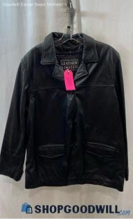 Wilsons Leather VTG Men's Black Genuine Leather Jacket - Sz L