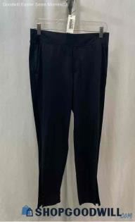 Athleta Women's Black Side Ribbed Pull On Tech Ankle Jogger - Sz 4