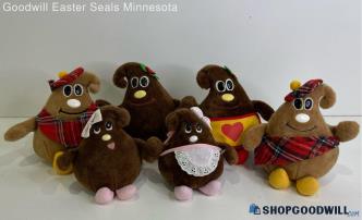 Nestle Vintage 6pc Nestle Chocolate Chip Plush Lot