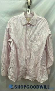 Tommy Bahama Men's Pink Button Up Shirt - Sz 34/35