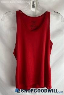 Patagonia Women's Red Scoop Neck Loose Fit Tank Top - Sz S