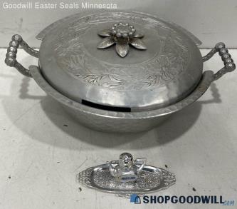 Vintage Forged Aluminum Casserole Holder