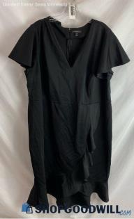 Lane Bryant Women's Black V-Neck Dress - Sz 26