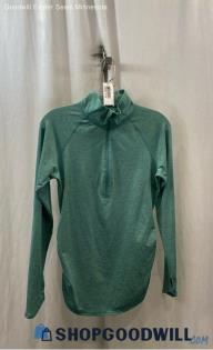 The North Face Women's Teal Blue Polyester Long Sleeve - Sz M