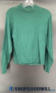 Pendleton Petite Women's Forest Green LS sweater - Sz M