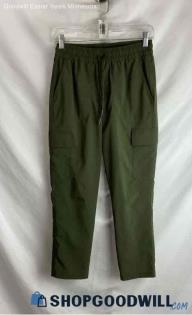 The North Face Women's Olive Green Pull on Tech Tapered Ankle Pant - Sz XS