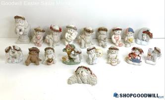 17LBS Lot Dreamsicle Collectible Cherub Figurines Mix