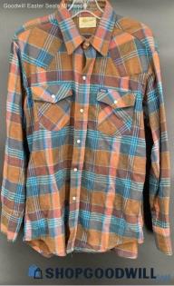 Men's Plaid LS Shirt by Key - Sz 16/34