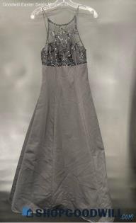 Morgan and Company by Linda Bernell Black Formal Dress with Halter front- Sz 5/6